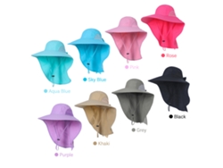 2026rebe-sombrero De Sol De Ala Ancha Con Protector Cervical Para Mujer: Viajes, Camping, Senderismo, Pesca Y Navegación