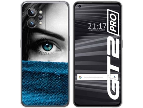 Carcasa para Realme GT 2 Pro 5G TUMUNDOSMARTPHONE Dibujos Ojo Multicolor