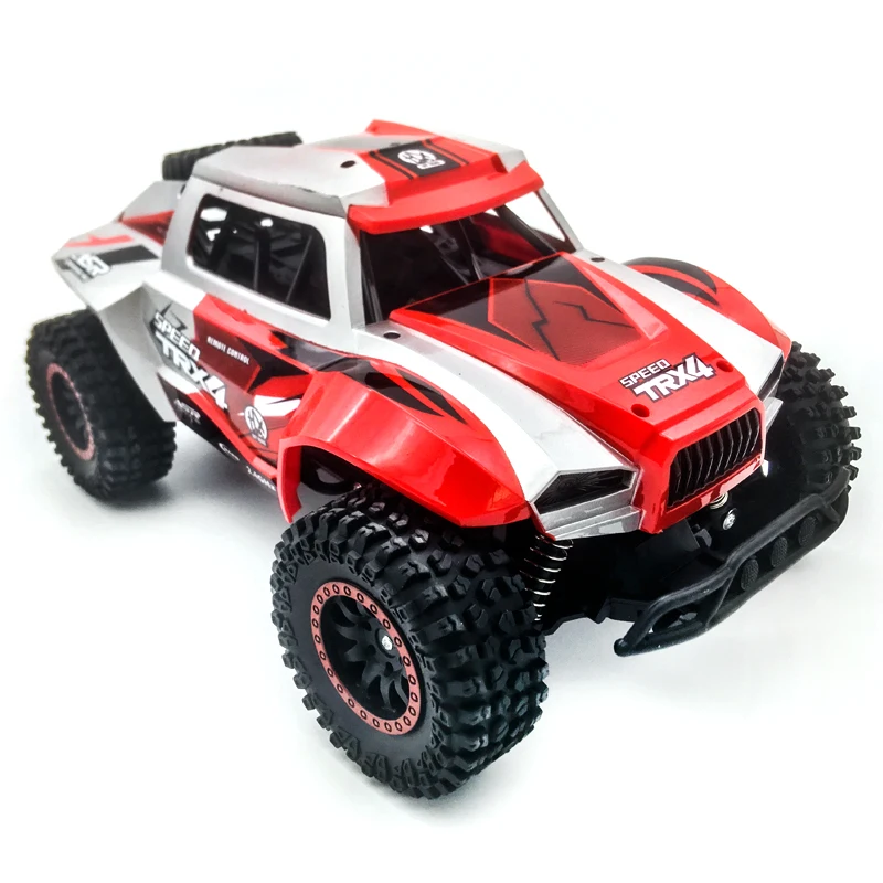(rojo) Coche De Control Remoto Eléctrico De Alta Velocidad 2.4g Drift Off Road Shock Absorption Juguetes De Control Remoto