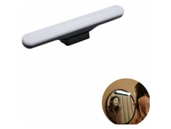 Lámpara De Baño Sin Agujeros Inalámbrica Recargable Con Luz Led Regulable Para Maquillaje Y Escritorio