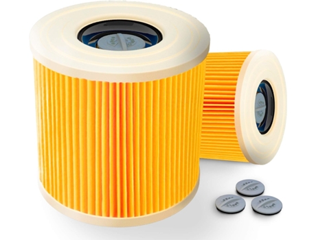 1 bolsa de polvo de papel + 1 elemento de filtro, para KÄRCHER NT20 NT25 NT30 MV2 MV3 WD3