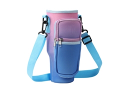 (azul) Bolsa Para Botella De Agua De 40 Oz Con Asa Y Correa De Hombro Ajustable