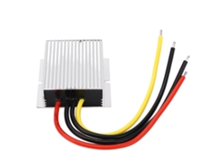 Regulador De Voltaje Cc De Aluminio Impermeable, Convertidor De 12/24 V A 24 V 5 A, Estabilizador Automotriz