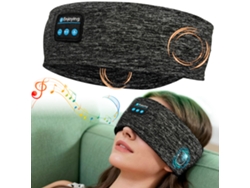 Auriculares Bluetooth 5.0 Con Diadema, Batería De Larga Duración, Ideales Para Hacer Deporte Y Dormir. Digitallab Gris Oscuro