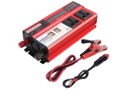Inversor Solar De Pantalla Digital 3000w Para Coche Con 4xusb 110v De Aleación De Aluminio Rojo