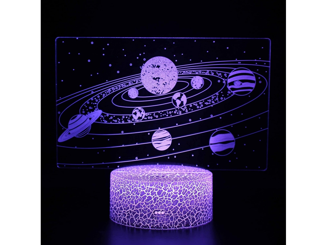 Lámpara Galaxy con mando a distancia, efecto 3D, decoración de habitaciones. NEVEANCE