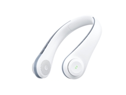 Ventilador De Cuello Portátil Y Silencioso, 3600 Mah, Recargable Por Usb, Ajustable, 3 Velocidades.