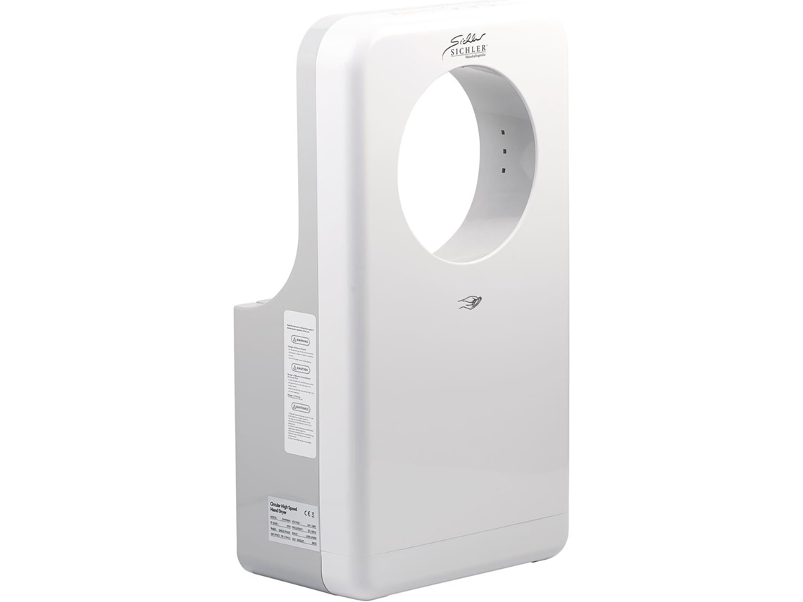 Secador de manos con sensor, secador de manos profesional totalmente automático con iluminación LED, 1 Gokoco