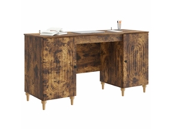 Maison Exclusive - Mesa de roble ahumado 142,5 x 50 x 75 cm Derivados de madera