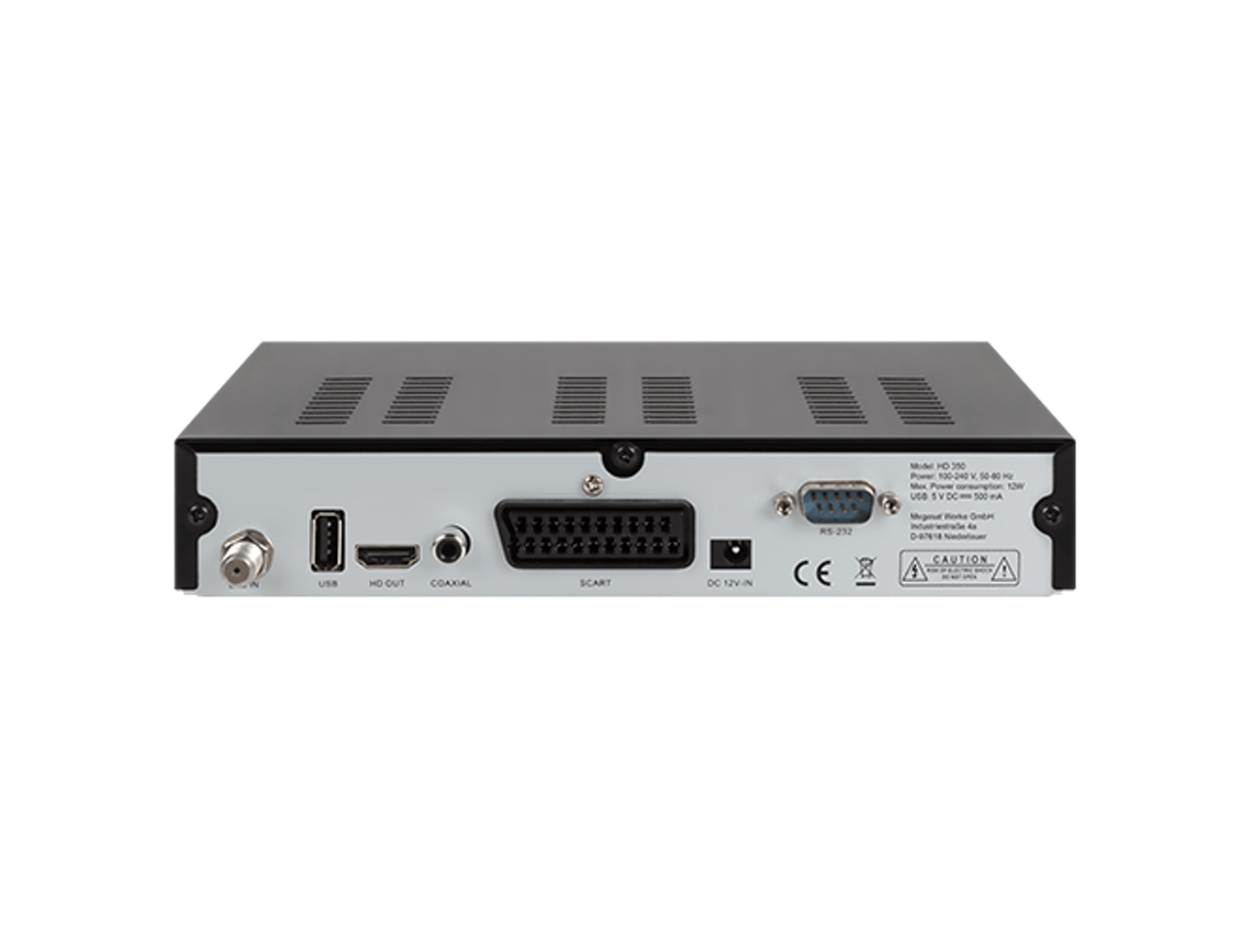 Televisor Satélite Hd 350 V3 Empfänger Megasat (0201106)