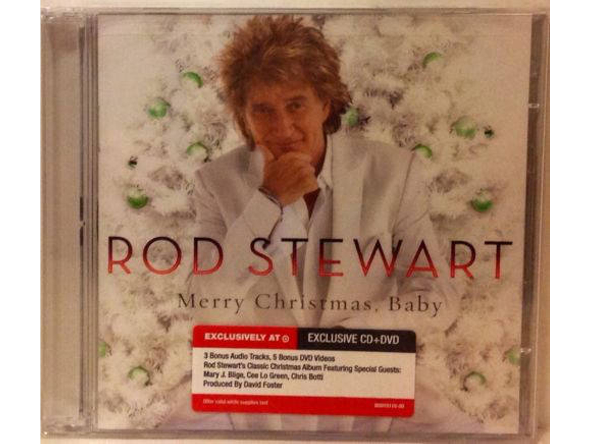 CD + DVD Rod Stewart - Merry Christmas, Baby