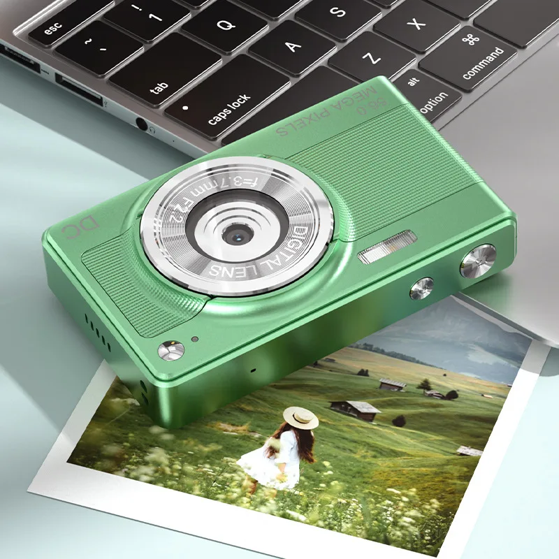 (verde, 32 Gb De Memoria) Videocámara Digital Hd 1080p, 56 Mp, Pantalla Ips De 2,88 Pulgadas, Zoom Digital 8x