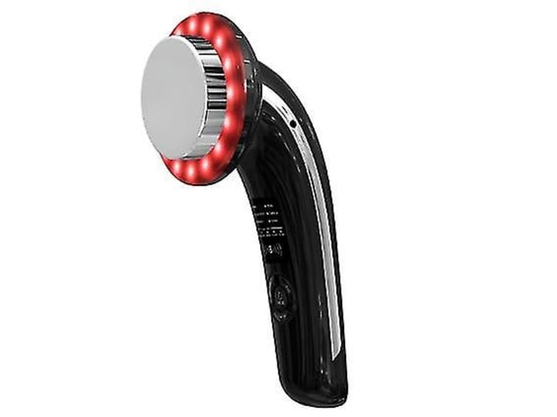 Vibrador De Ultrasonido Para Tensar La Piel Ems Rojo Azul L Masaje Portátil Negro*