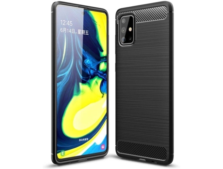 Carcasa Samsung Galaxy A71 HFS-HOUSE Carbone Negro