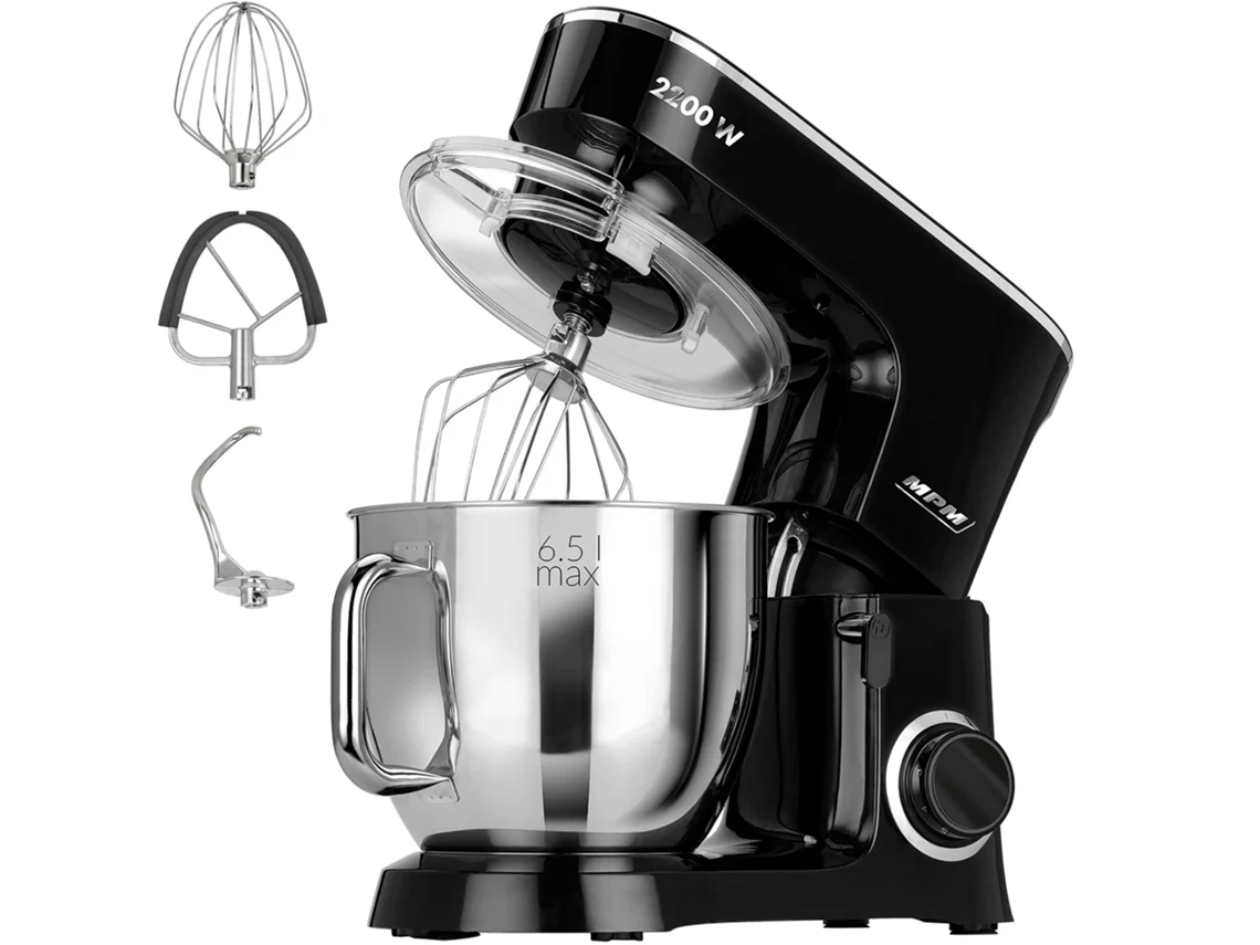 Batidora con Bol MPM Mpm-mrk-19 (2200 W - Bol 6.5 L - Negro)