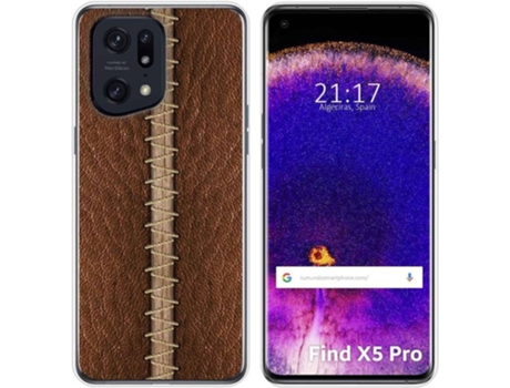 Carcasa para Oppo Find X5 Pro 5G TUMUNDOSMARTPHONE Dibujos Cuero 01 Multicolor