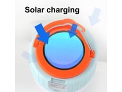 2026-luz De Campamento Solar Al Aire Libre Con Control Remoto, Linterna De Emergencia Led Con Salida Usb Para Tiendas Y Campamentos