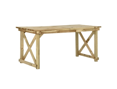 Mesa de jardín de madera 160x79x75 cm MAISON EXCLUSIVE