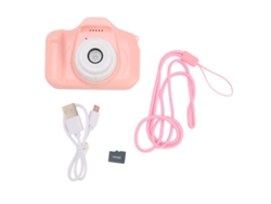 Cámara Digital Para Niños Con Filtros Modos Dual 8mp 1080p Hd Vídeo Cámara Bonita Portátil Rosa Para Niñas Y Niños