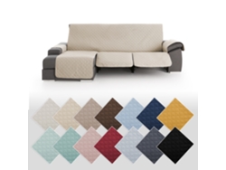 Funda para chaise longue relax asientos abatibles Roxana MILICA Color Gris - Tamaño 280 cm