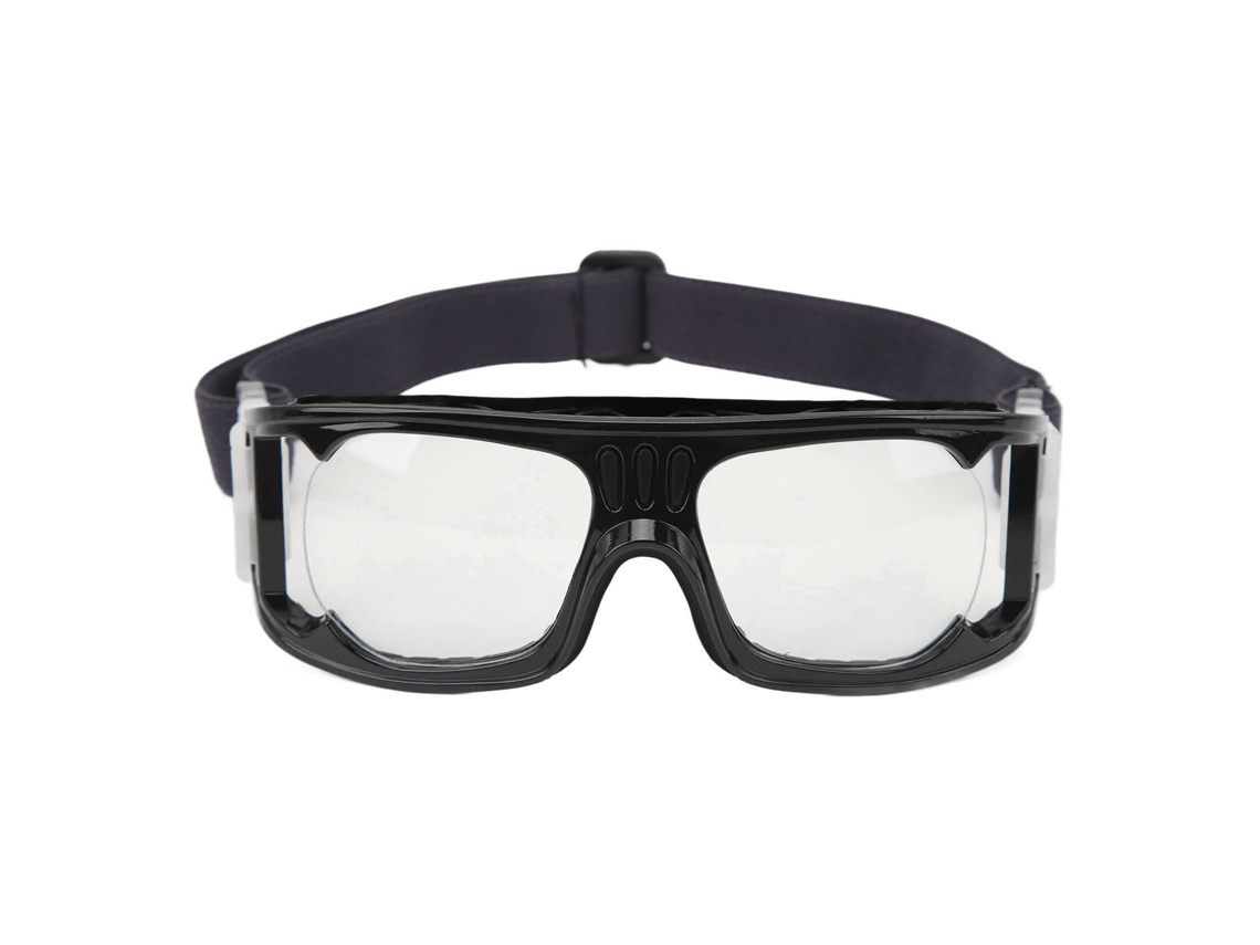 Gafas Deportivas De Seguridad Resistentes A Impactos Antideslumbrantes Para Baloncesto, Running Y Ciclismo Con Correa Ajustable Negro