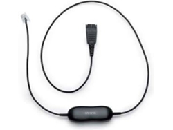 Adaptador de interfaz JABRA GN1216 RJ 9 Macho QD Macho Negro