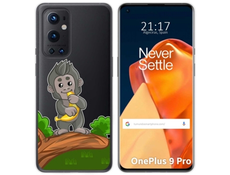 Carcasa OnePlus 9 Pro 5G TUMUNDOSMARTPHONE Dibujos Transparente Multicolor
