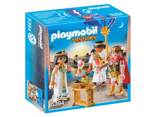 PLAYMOBIL History: César y Cleopatra 5394 (Edad Mínima: 6)