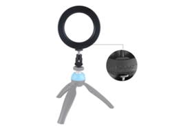 Anillo de luz LED ajustable para fotografía y selfies, luz LED para cámara