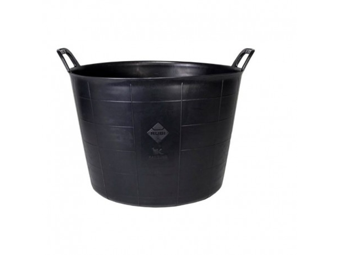 Cubo Plástico Negro No.3 (40 L.) Heavy Duty RUBI