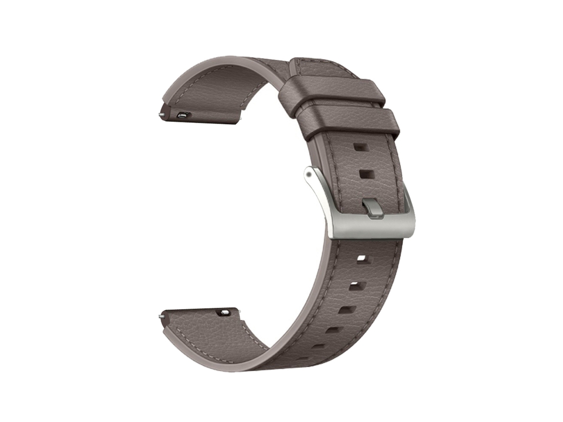 Bracelete de Smartwatch para Huawei Watch GT2 Pro pulseira de couro (cinza)