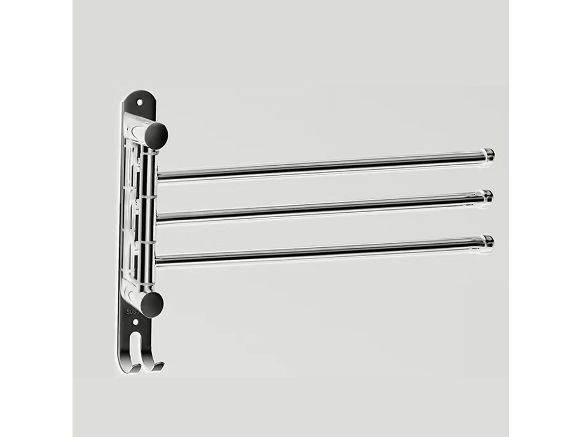 Toallero Giratorio 35cm, Acero Inoxidable, Montaje en Pared NEVEANCE