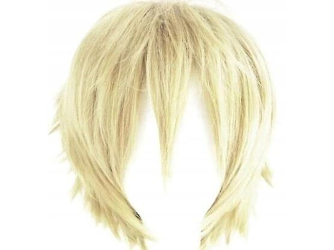 2026-peluca Corta De Cosplay Para Hombre Con Fibra De Alta Temperatura Ajustable