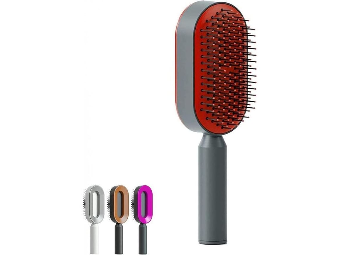 Peine Autolimpiante, Masajeador 3d Con Cojín, Peine Para Peinar El Cabello Wil