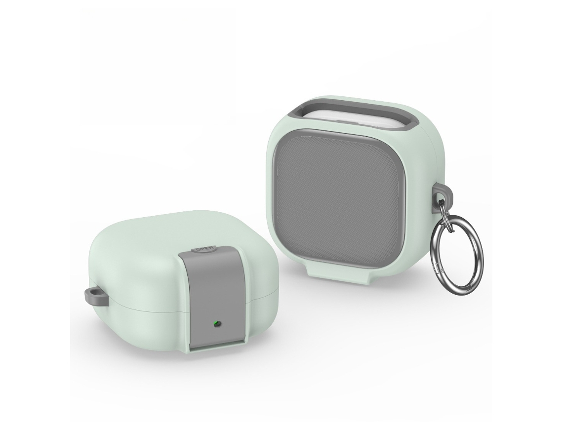 Funda protectora para auriculares Samsung Galaxy Buds4 Pro, protección completa / 1 pieza (verde claro) Czhhmart