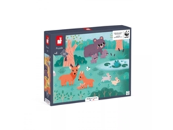 36-Piece 4 Seasons Panoramic Puzzle JANOD (4 años)