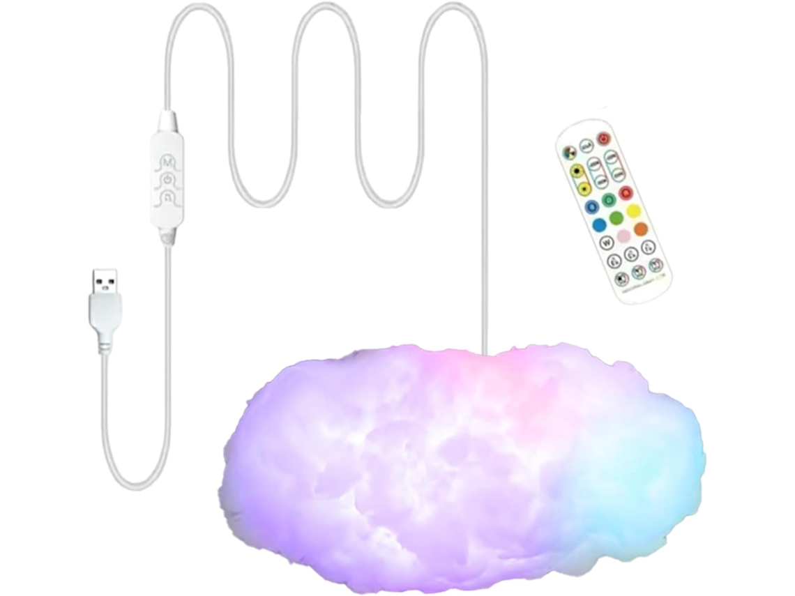 Lámpara De Techo 3d Genérica, Luz Led Multicolor Con Control Remoto, Sincronización De Música.