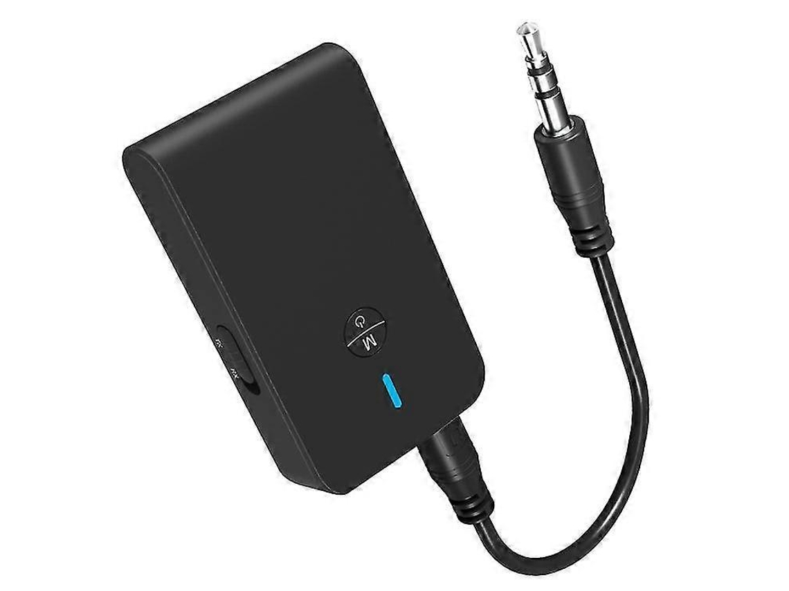 Transmisor y receptor Bluetooth 5.0, adaptador inalámbrico Bluetooth 2 en 1, conector de audio Bluetooth de 3,5 mm Rosewell