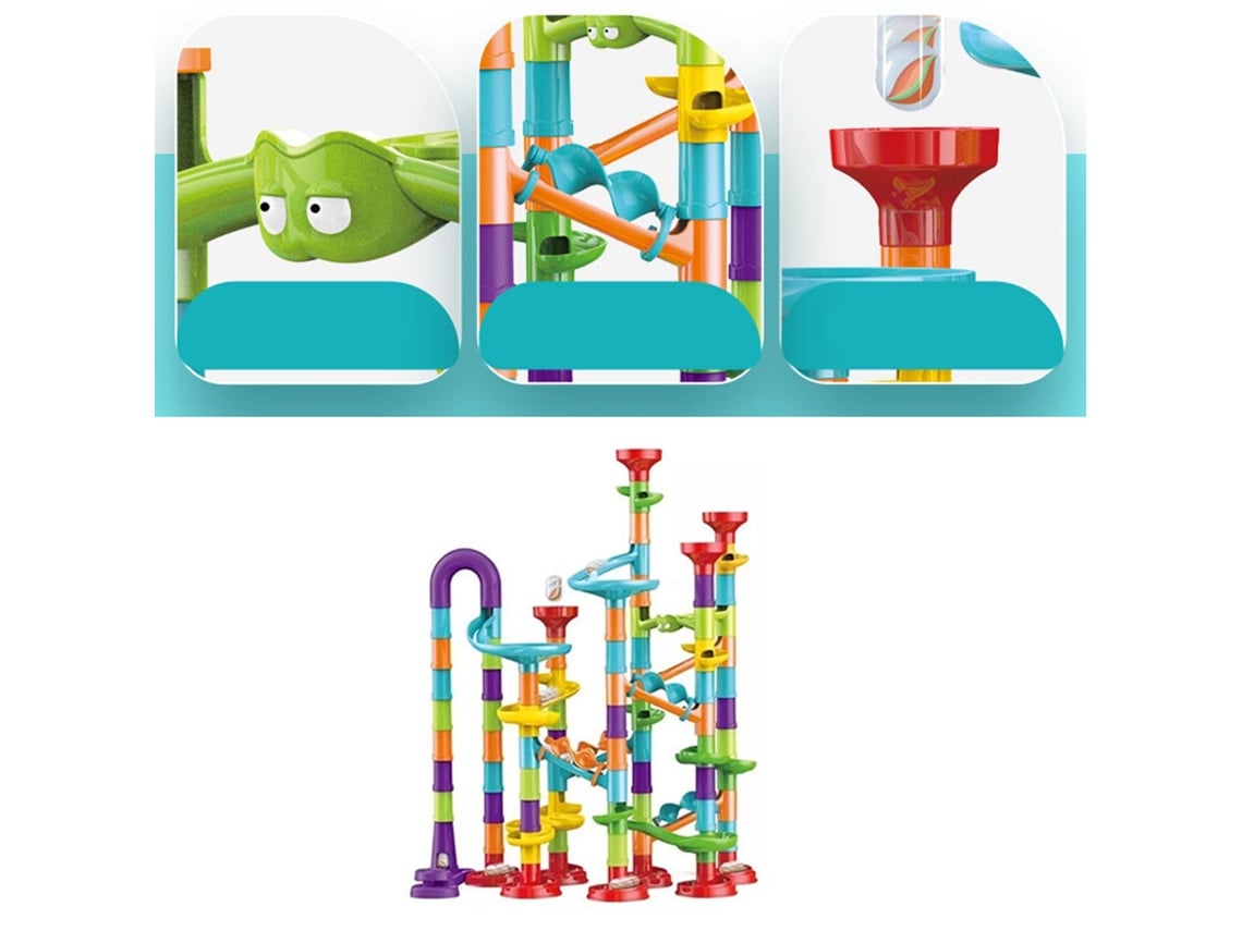 Bj-set De Blocos De Labirinto Com 113 Peças Jogo De Construção Melhora Habilidades Motoras Brinquedo Diy