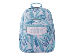 Mochila Escolar Plantas Tropicales Crayoles TOTTO