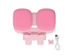 Soporte postural para escribir con luz, doble amortiguación para estudiantes, rosa