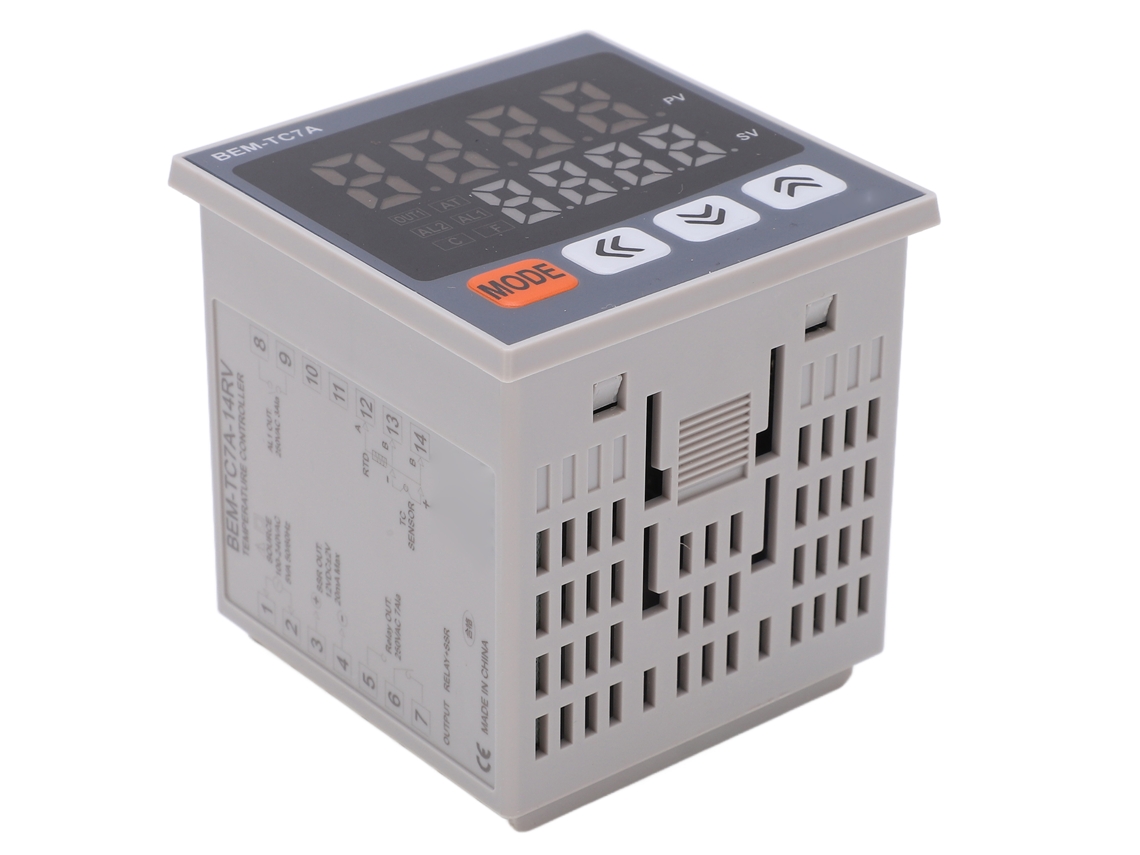 Termostato Digital Inteligente Controlador Pid De Temperatura Salida De Relé 100-240vac Bem-tc7a-14rv