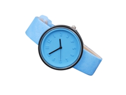Reloj De Pulsera Para Parejas De Estudiantes Con Correa De Poliuretano Y Movimiento De Cuarzo (azul)