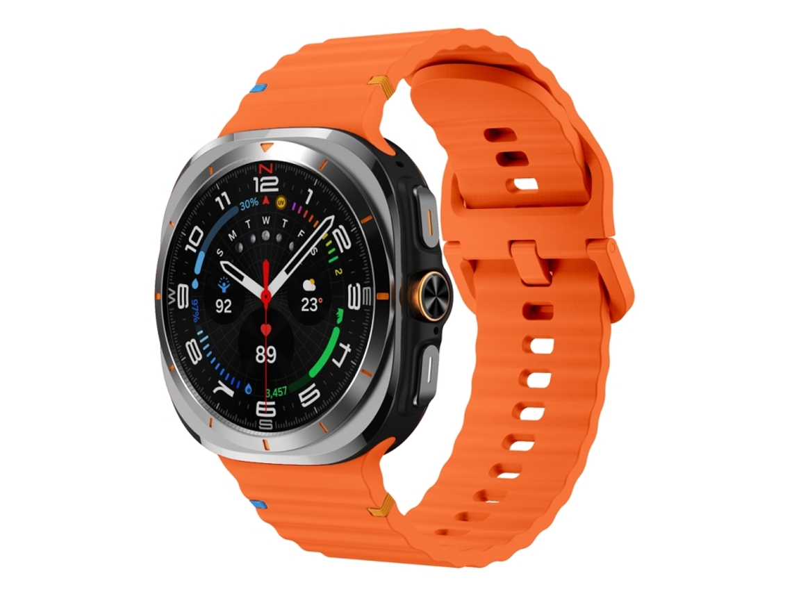 Correa para Samsung Galaxy Watch Ultra - Silicona con textura ondulada cosida (47 mm)