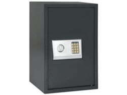 Caja fuerte digital electrónica Vidaxl con estante de acero gris oscuro (40 x 35 x 60 cm)