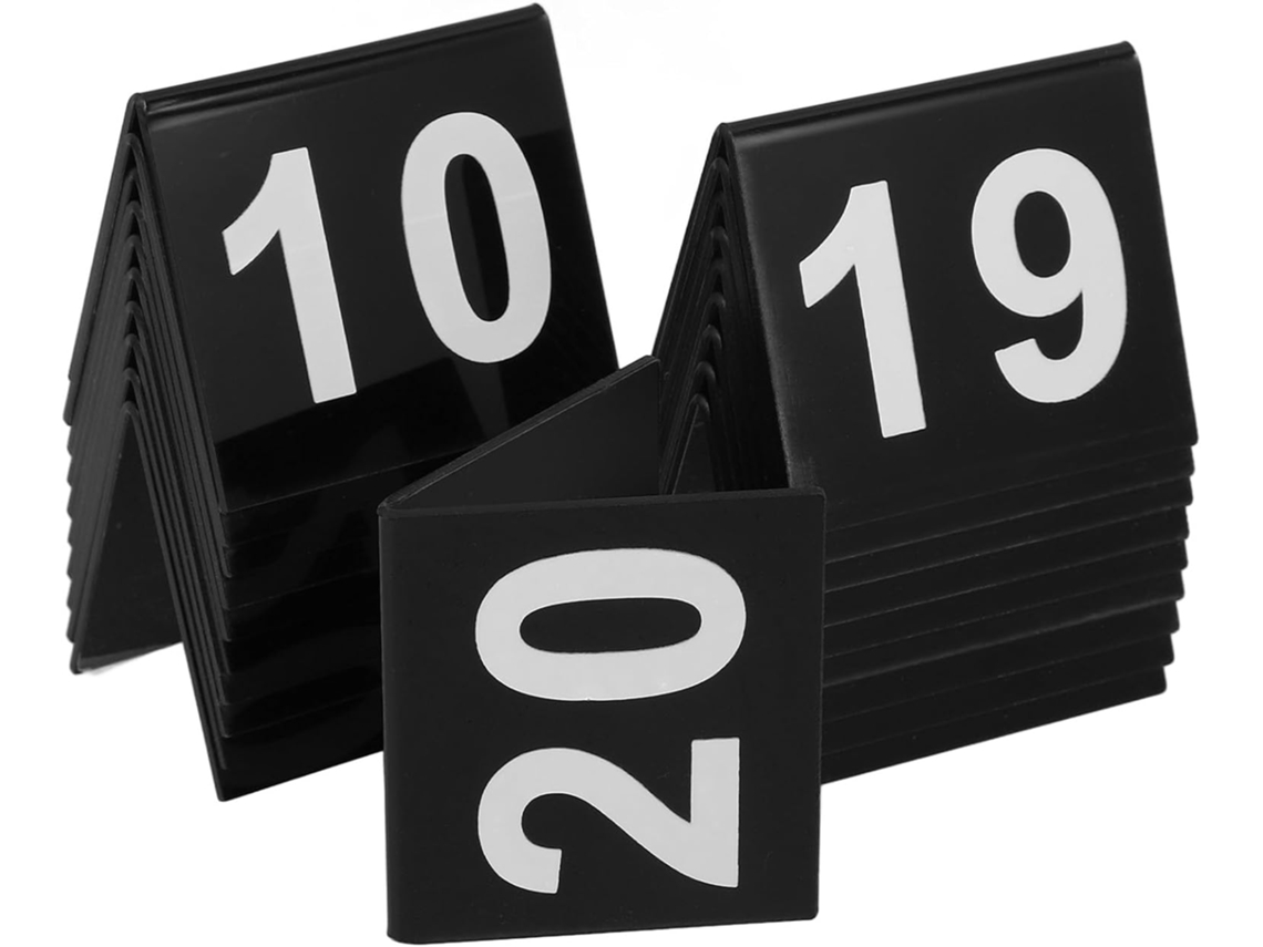 Caballetes De Mesa Numerados De Doble Cara 5 X 6