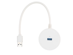 Concentrador Usb 3.0 De 4 Puertos, Velocidad De Transferencia De 5 Gbps, Admite Hasta 10 Tb, Compatible Con Windows, Os X Y Linux.