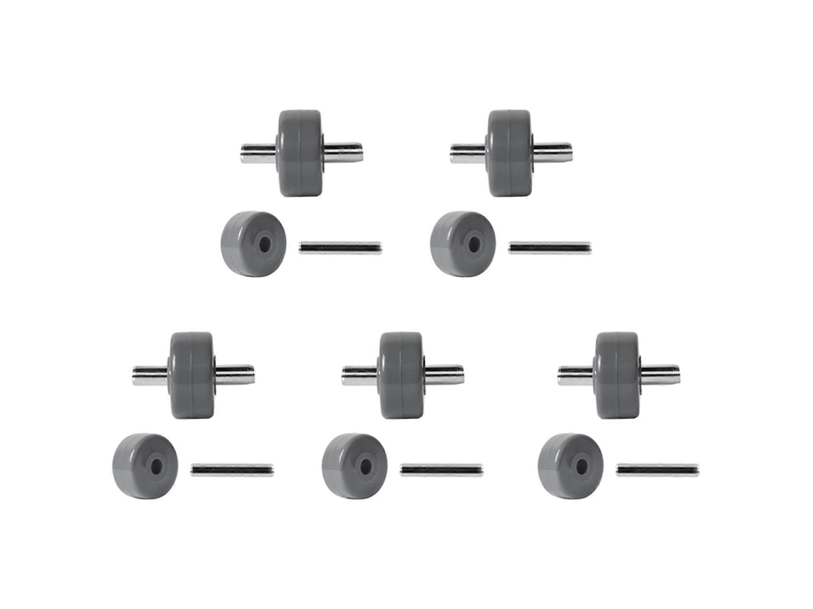 5 Pair Replacement Wheels For Shark Vacuum Cleaner Fit For Models Nv350 Nv351 Nv355 Nv356e Nv500 Nv501