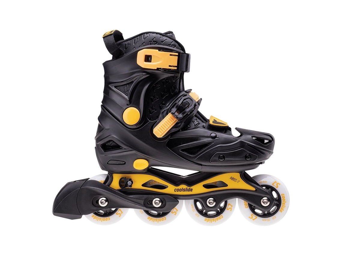 Patins Juvenis Inline Actionel Preto Eu 38-41Coolslide