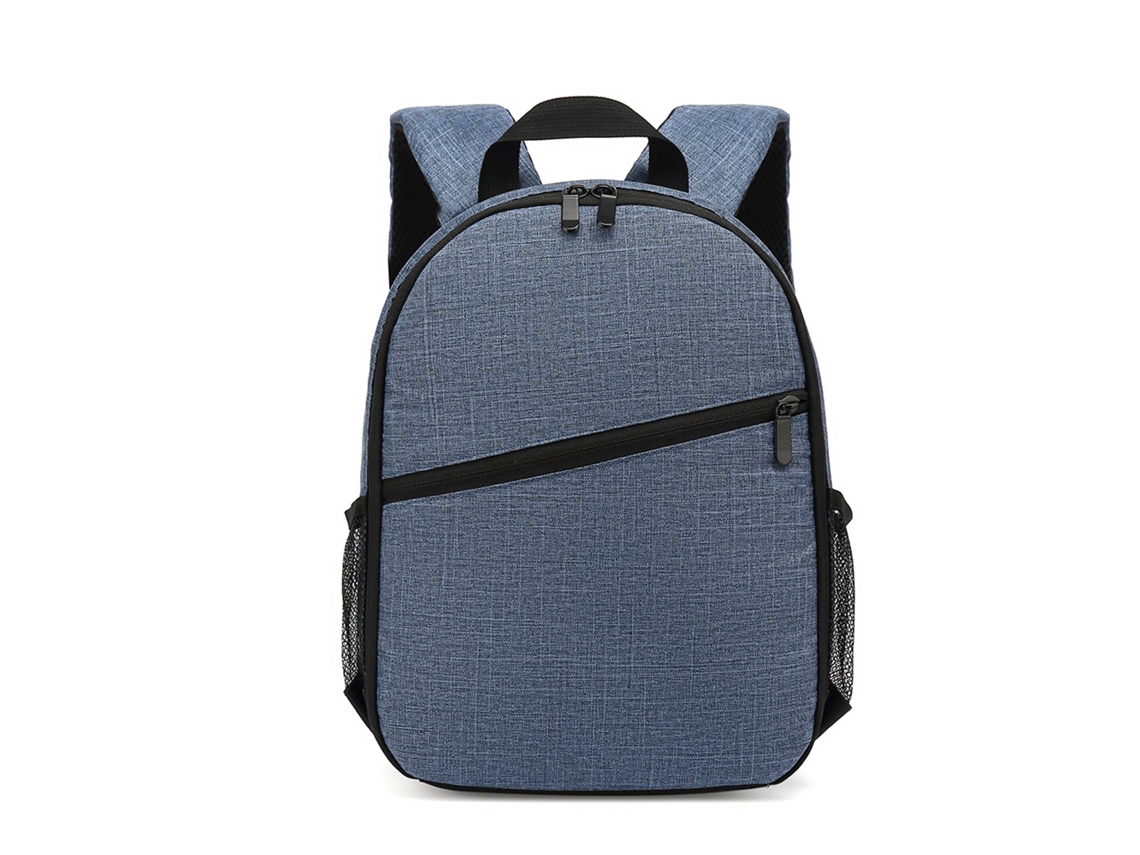 Mochila De Cámara Digital Multifuncional Impermeable Para Uso Al Aire Libre Con Compartimentos De Poliéster